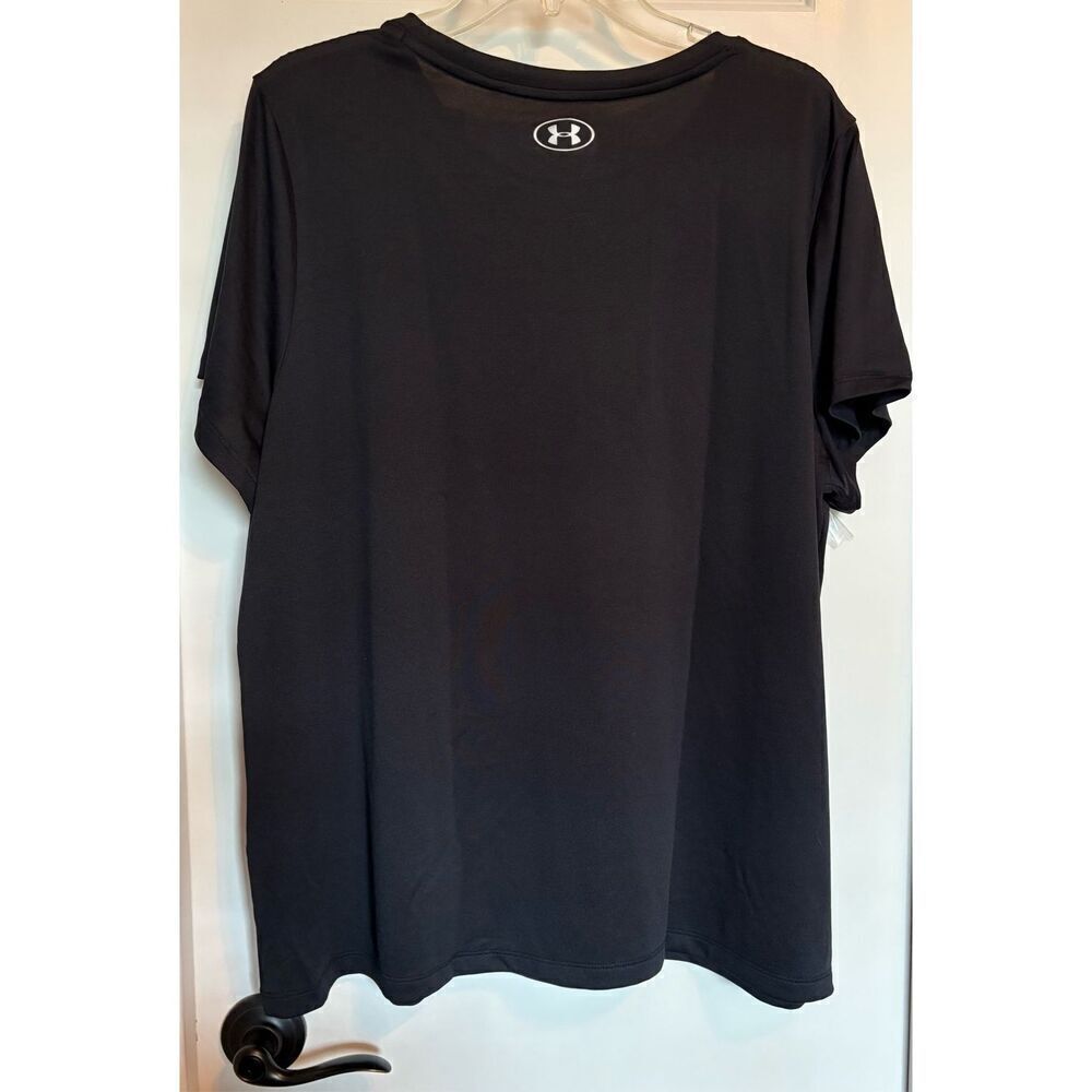 UNDER ARMOUR - TWO (2) NWT - L Sz 1X HeatGear Loose Fit Short Sleeve Tee/Black - Picture 10 of 15
